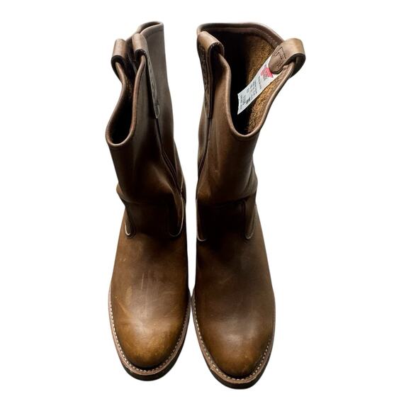 Vintage 2007 Red Wing Pecos Boots 1155 Size 10 Nail Seat Heel USA Classic - Picture 2 of 11